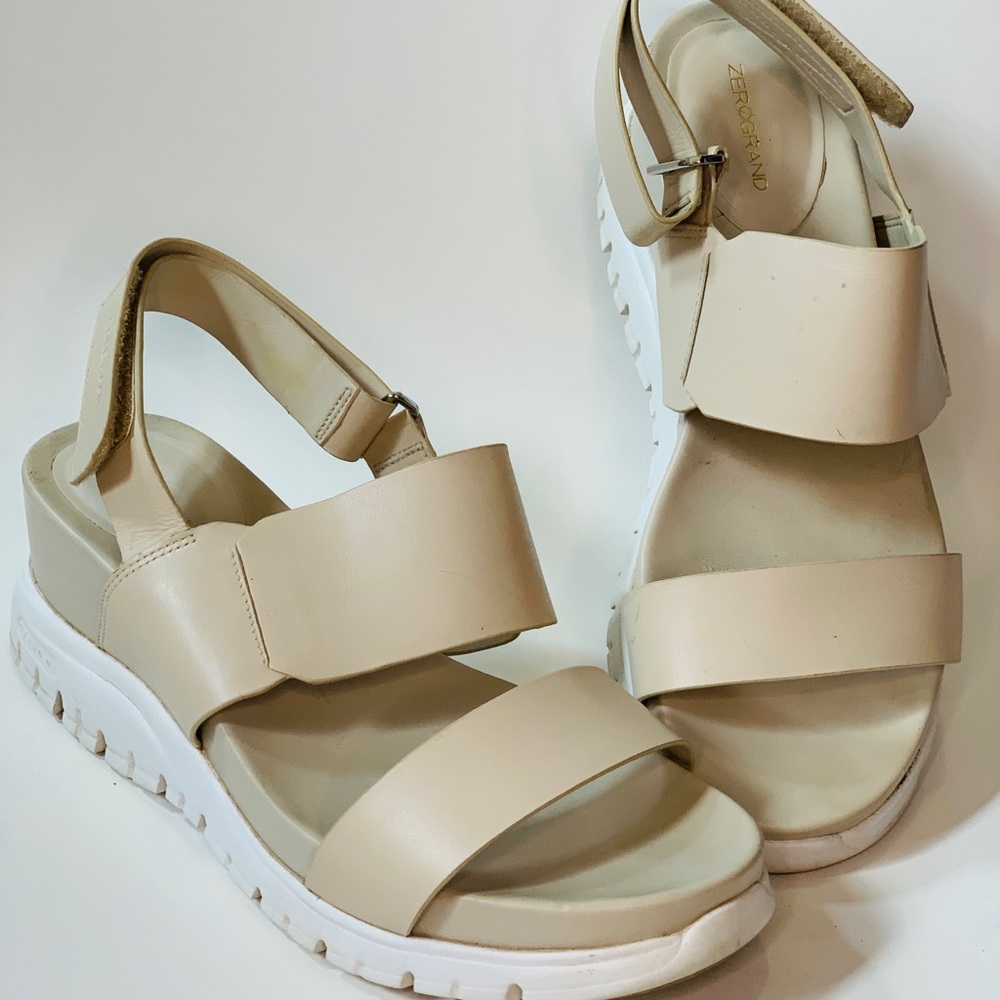 Cole Haan Zerogrand Wedge Sandals / size 8.5